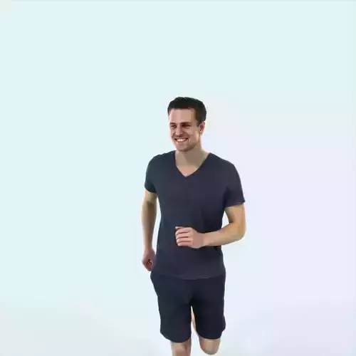 Virtue 02A Running Jogging Football Sports Man