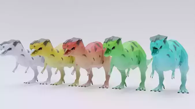 Tyrannosaurus Rex - Low Poly T-Rex