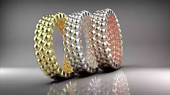 Light weight mini ball shape ring