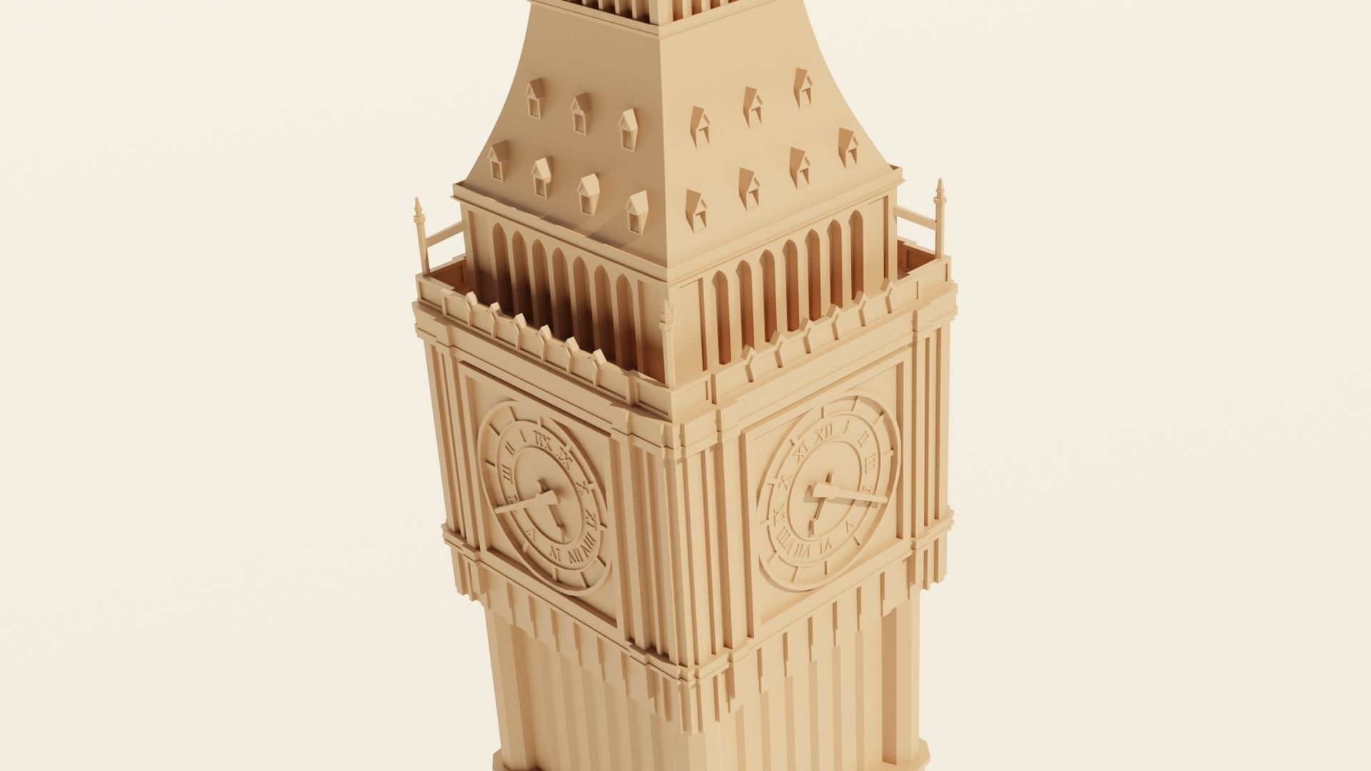Big Ben 3D print model_2