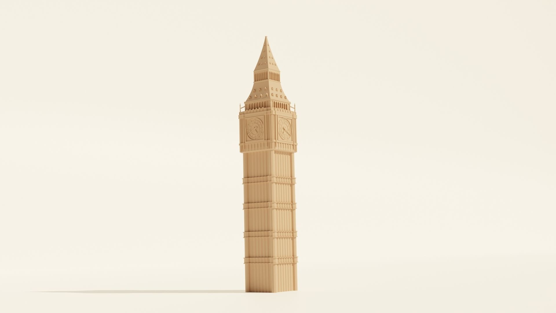Big Ben 3D print model_1