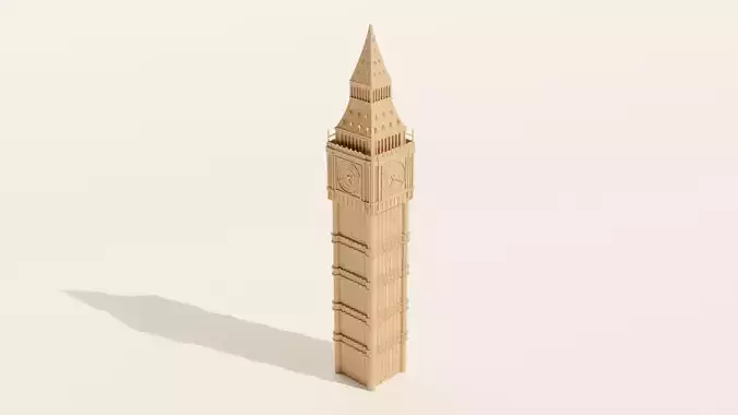 Big Ben 3D print model