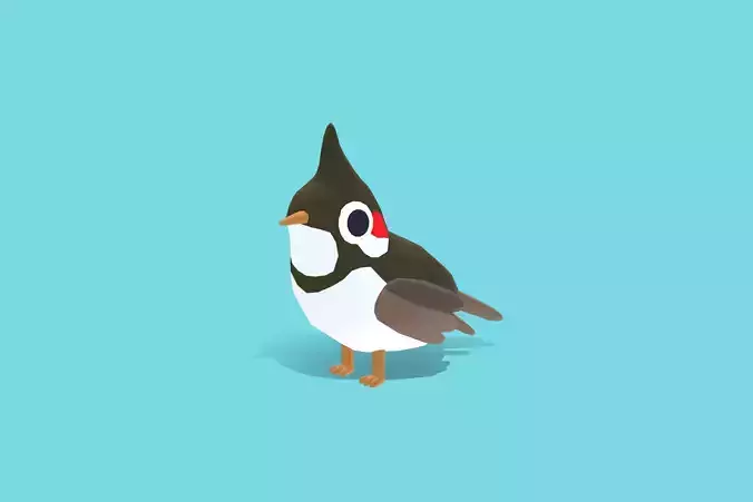 Quirky Series - Red Whiskered Bulbul
