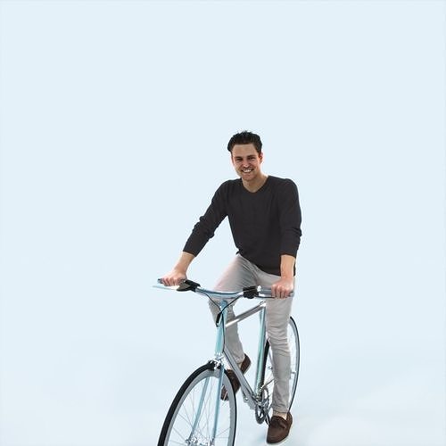 Virtue 07I bicycle bike Casual Man Low-poly 3D model