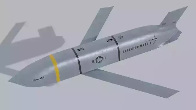 PBR AGM 158 Joint Air-to-Surface Standoff Missile 3D model