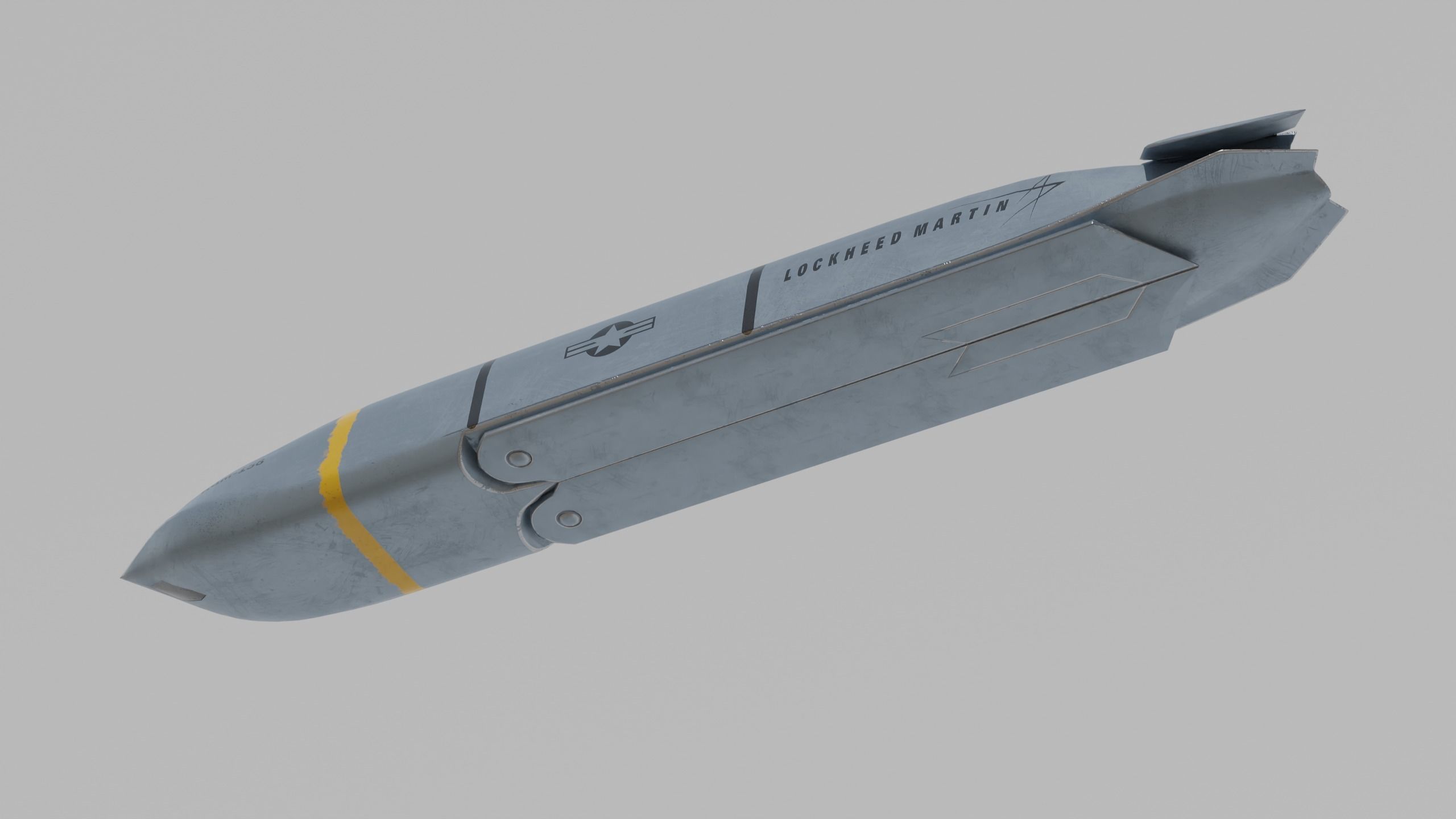 PBR AGM 158 Joint Air-to-Surface Standoff Missile 3D model_4