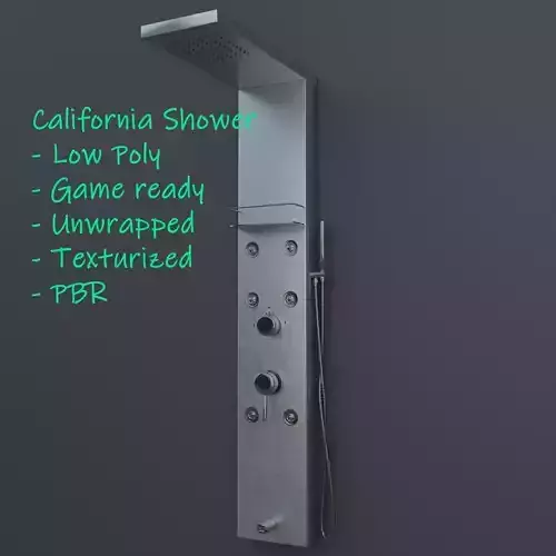 California shower system and faucet