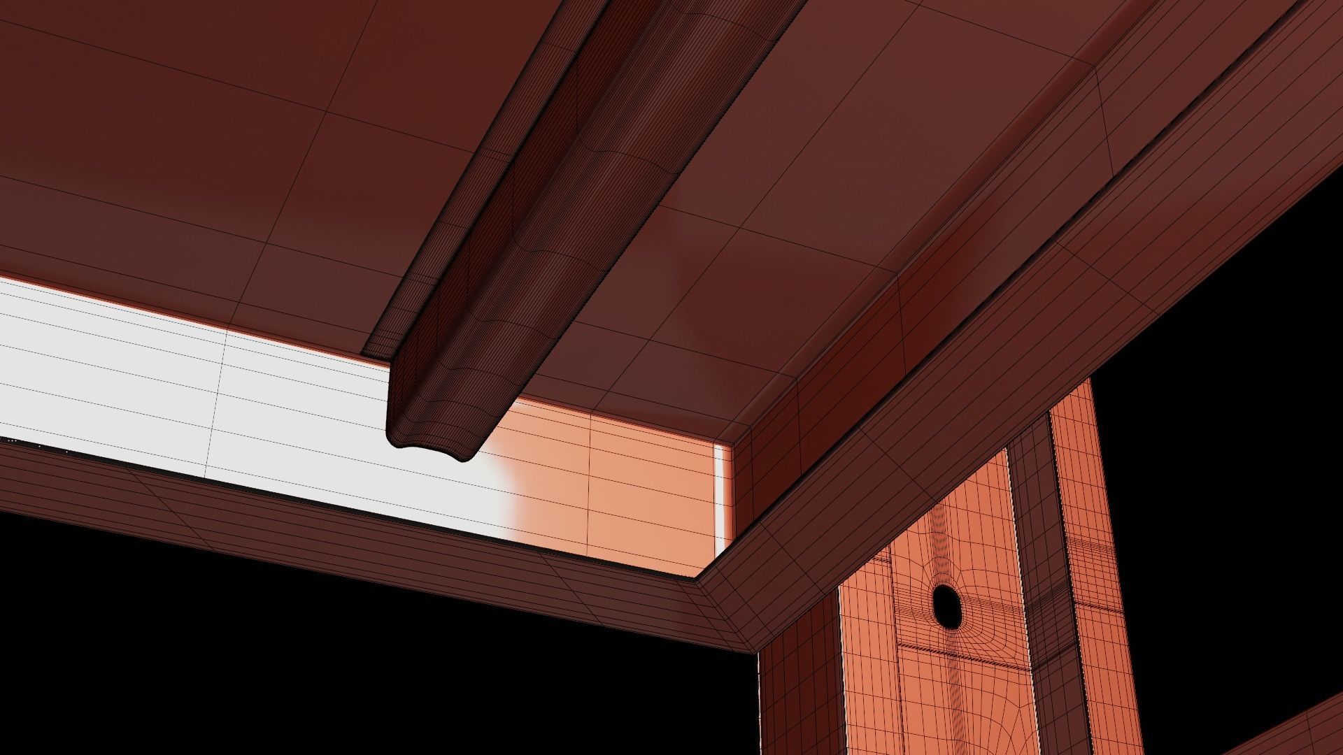 Black shelf 3D model_8