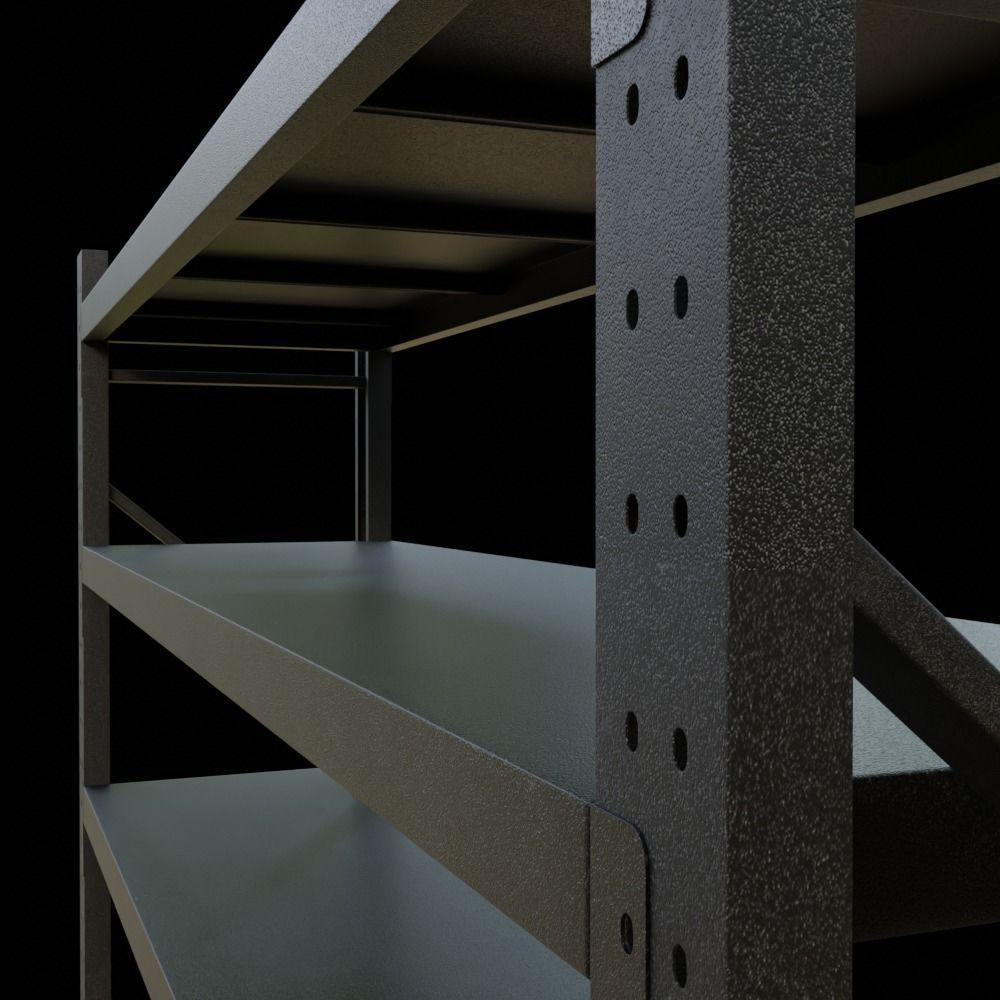 Black shelf 3D model_19