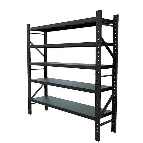 Black shelf 3D model