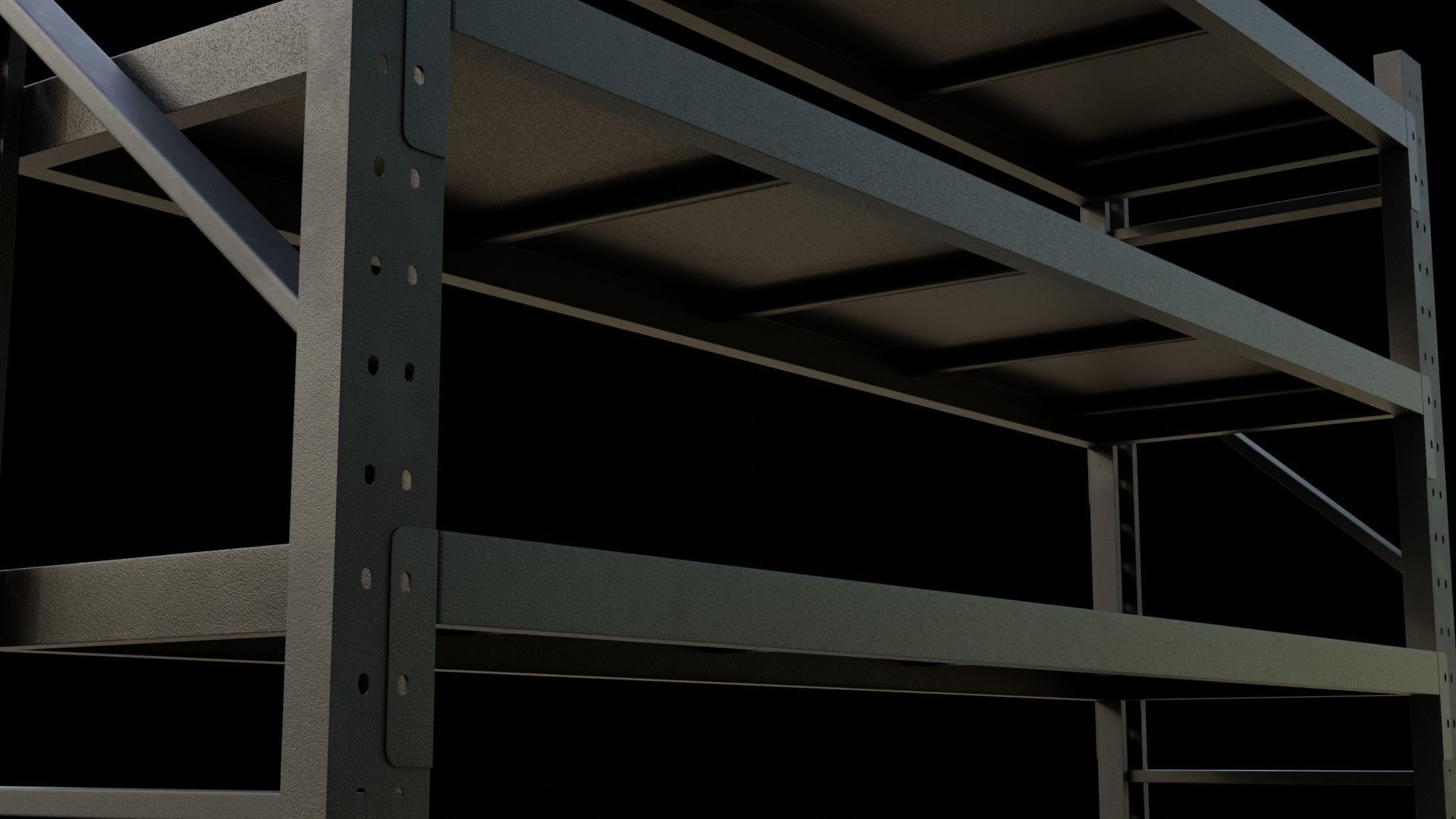 Black shelf 3D model_18