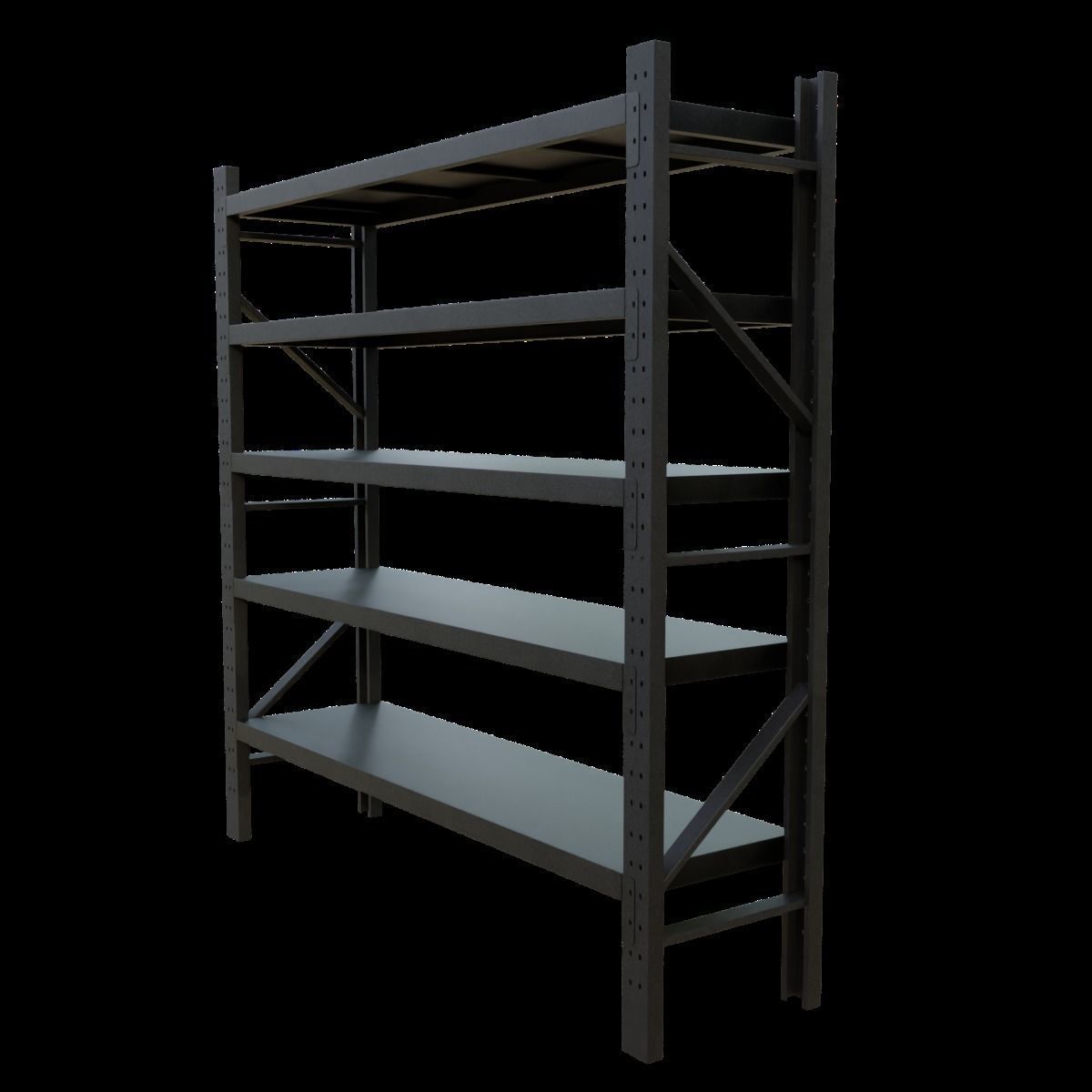 Black shelf 3D model_21