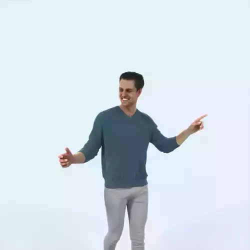 Virtue 11H pointing Couple Pointing walking Casual Man