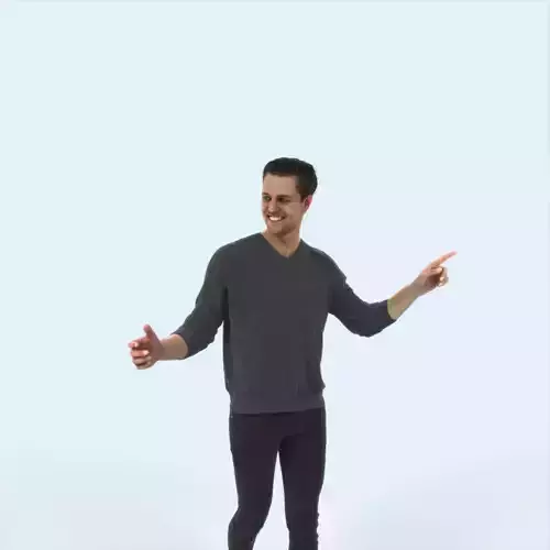 Virtue 11F pointing Couple Pointing walking Casual Man