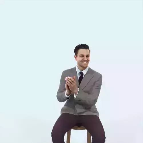 Virtue 13G Clapping Sitting Elegant Man