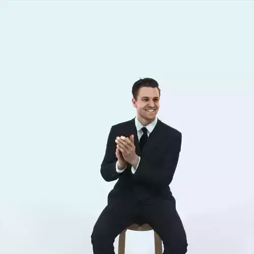 Virtue 13B Clapping Sitting Elegant Man