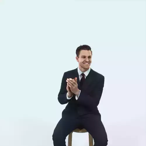 Virtue 13A Clapping Sitting Elegant Man