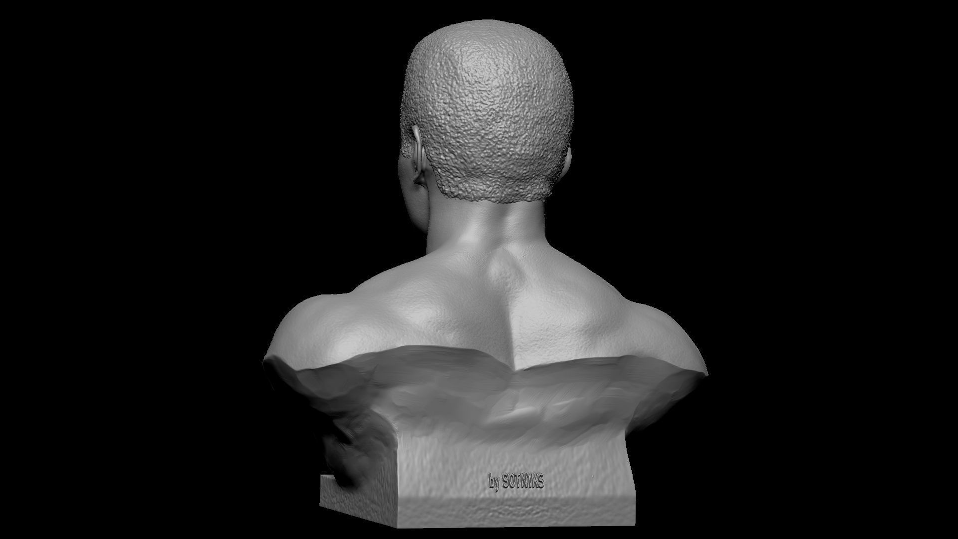 Muhammad Ali 3D print model_13
