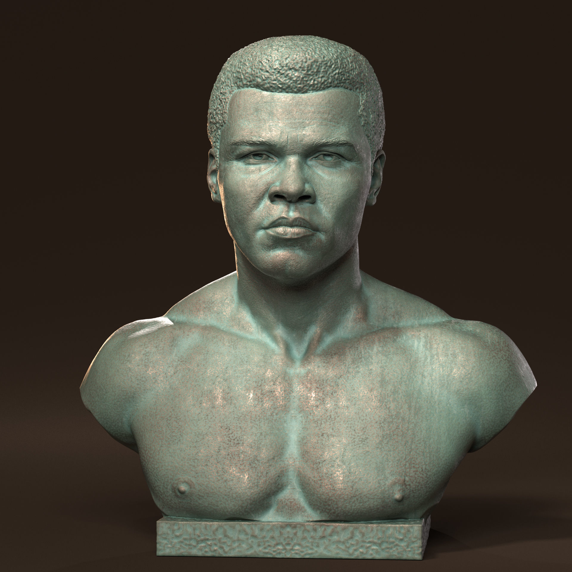 Muhammad Ali 3D print model_5