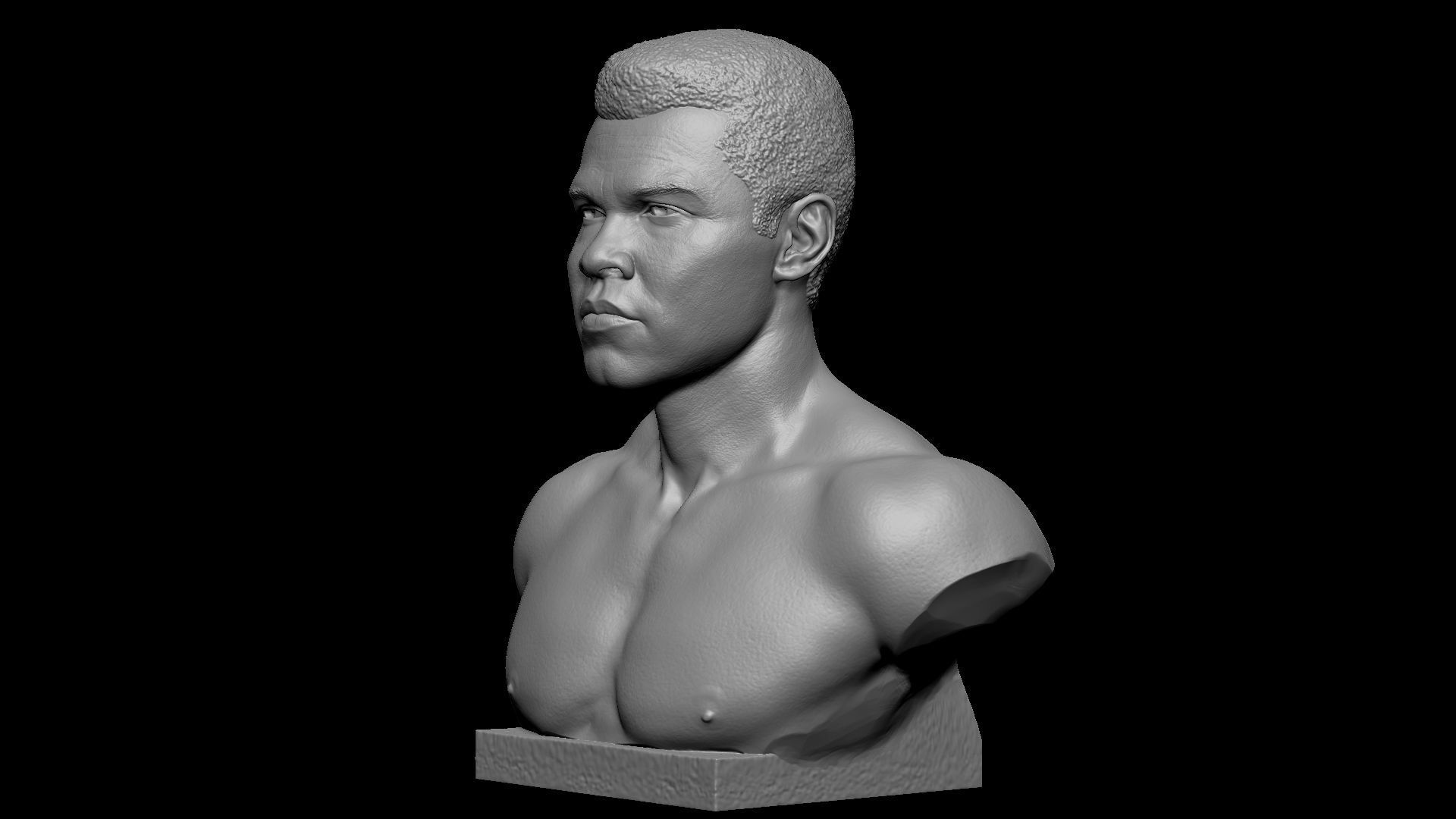 Muhammad Ali 3D print model_34