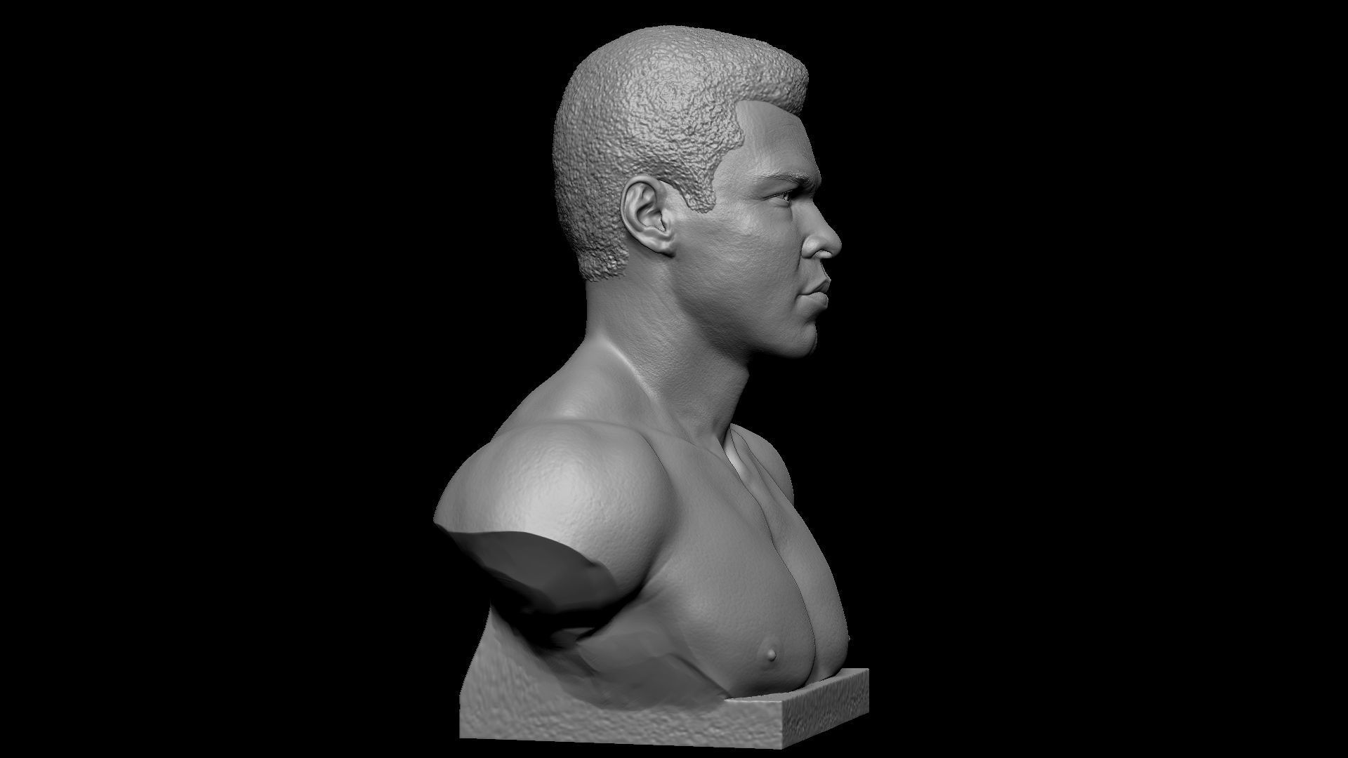 Muhammad Ali 3D print model_24