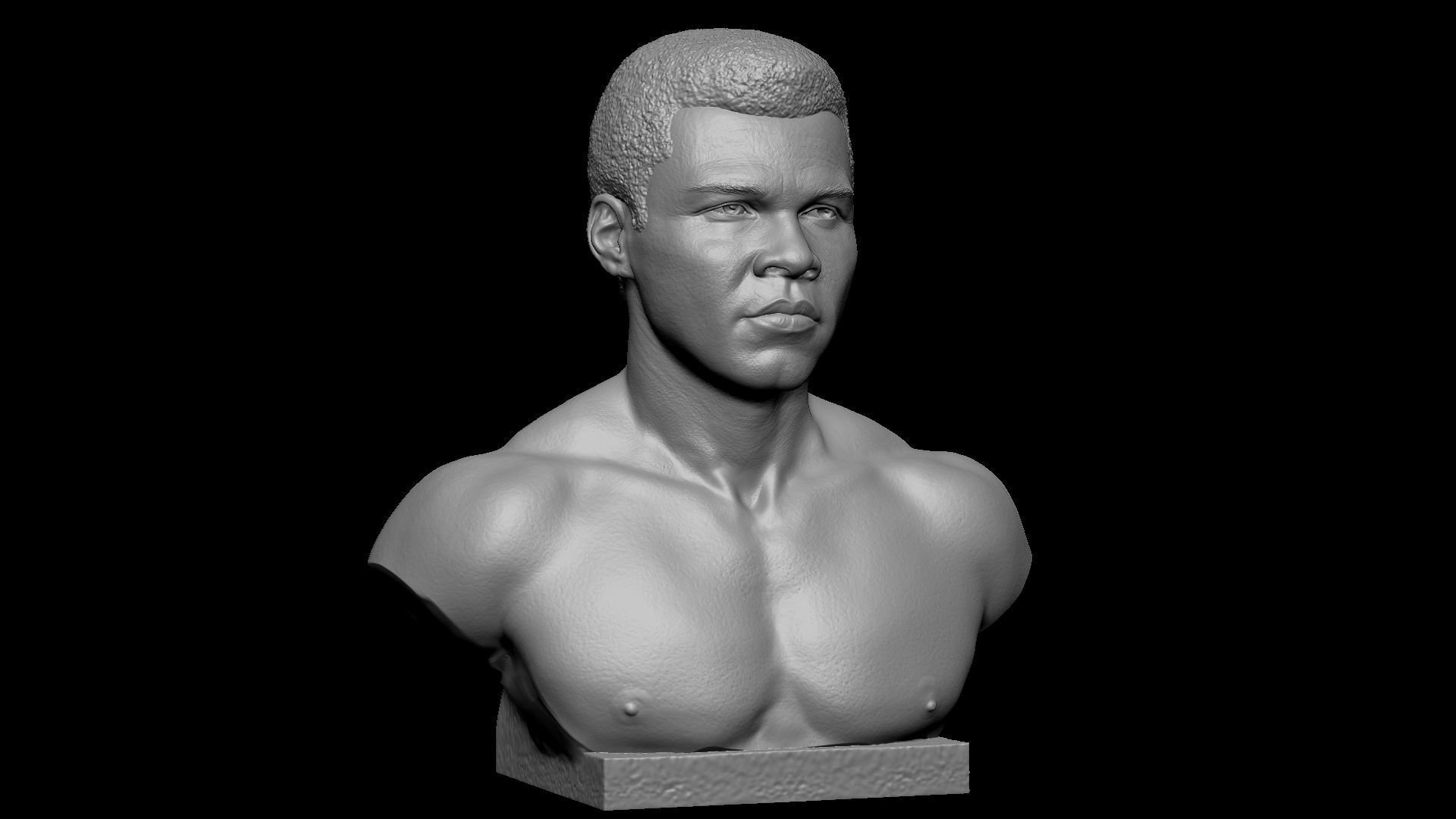 Muhammad Ali 3D print model_10