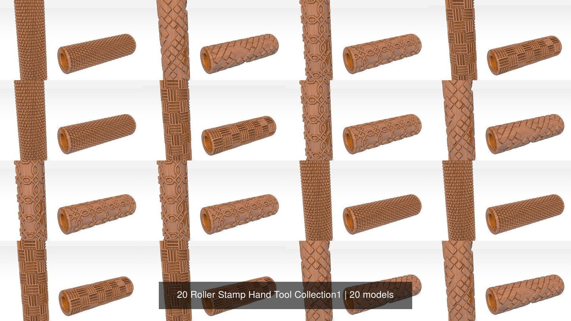 20 Roller Stamp Hand Tool Collection1 _1