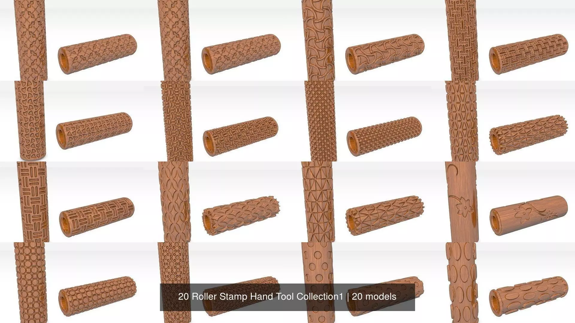 20 Roller Stamp Hand Tool Collection1 _0