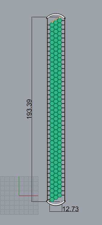 Bee Chain 2rows and 3rows 3D print model_11