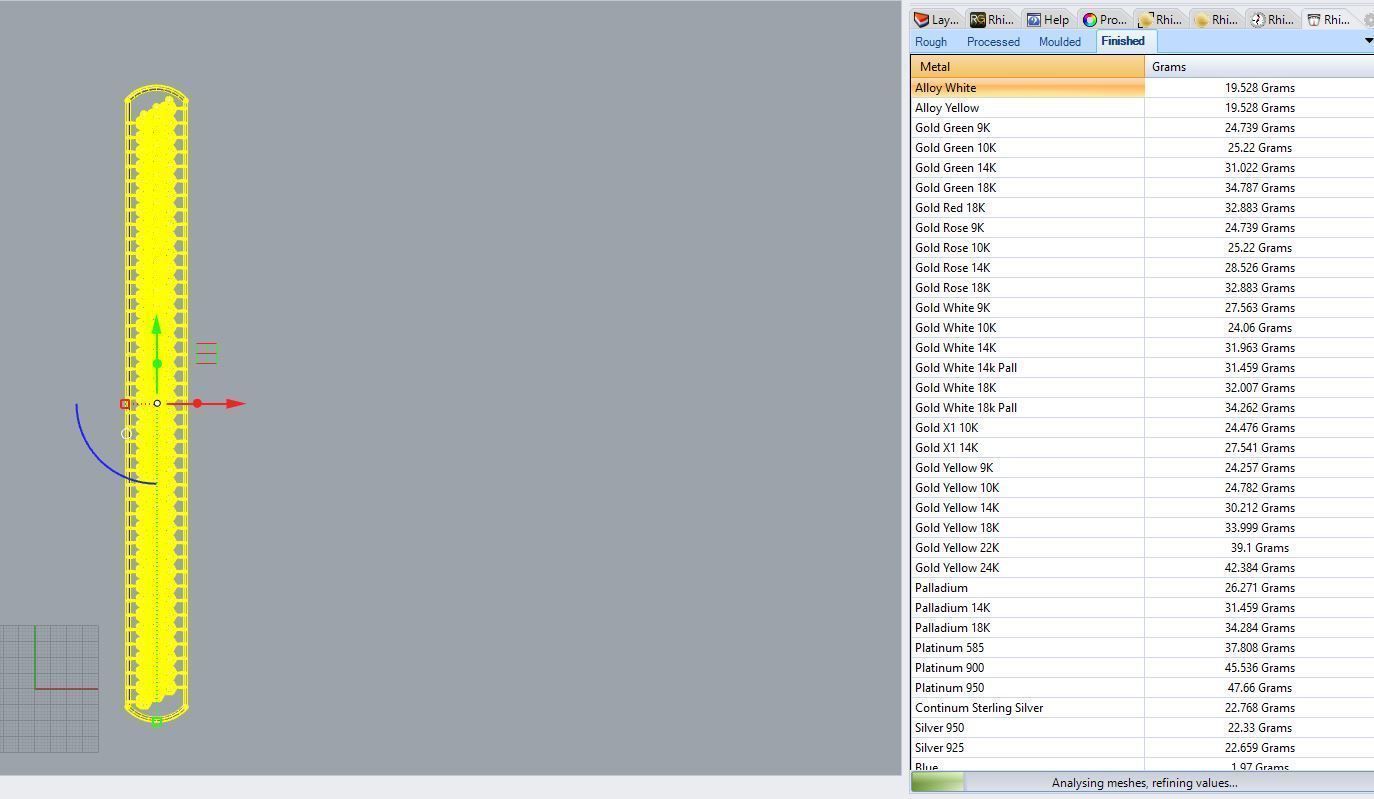 Bee Chain 2rows and 3rows 3D print model_10