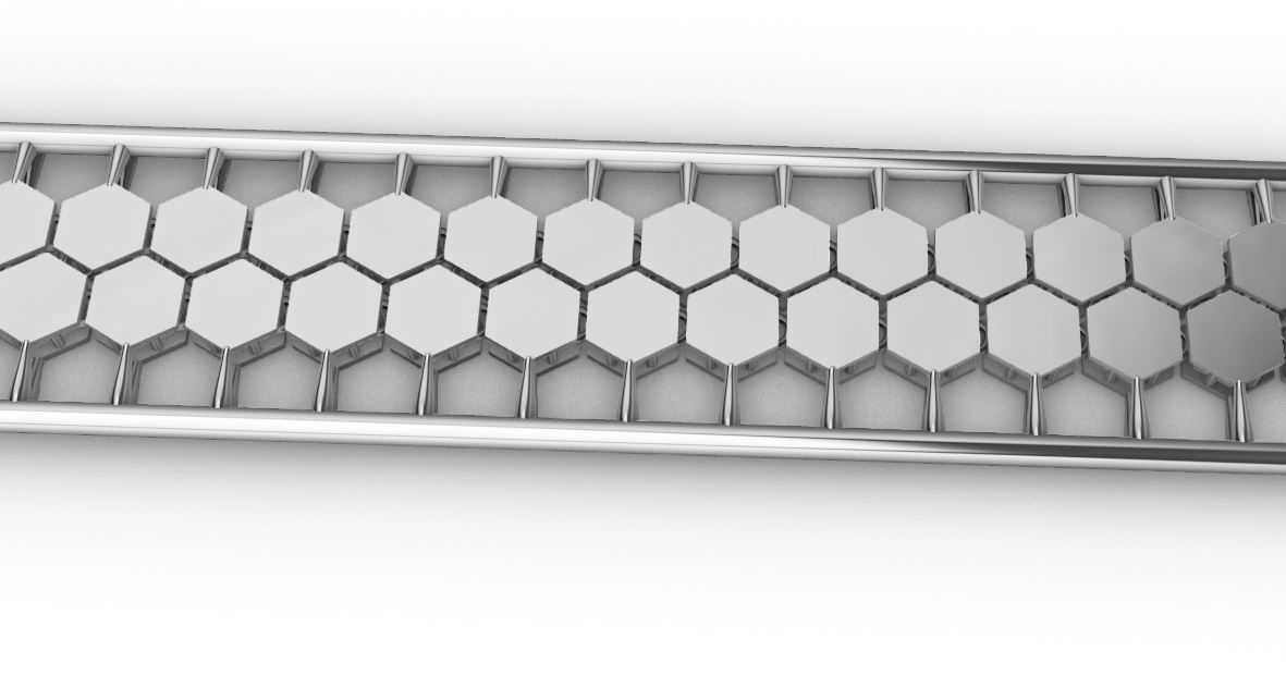 Bee Chain 2rows and 3rows 3D print model_3