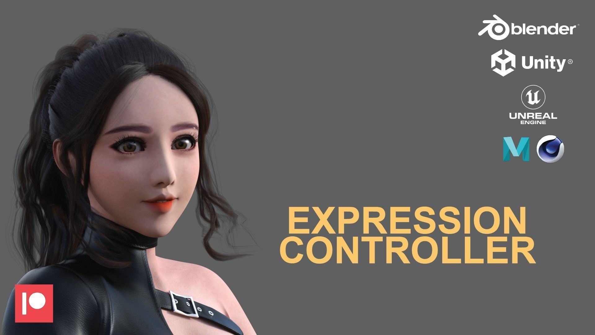 Shania - Game Ready Low-poly 3D model_3