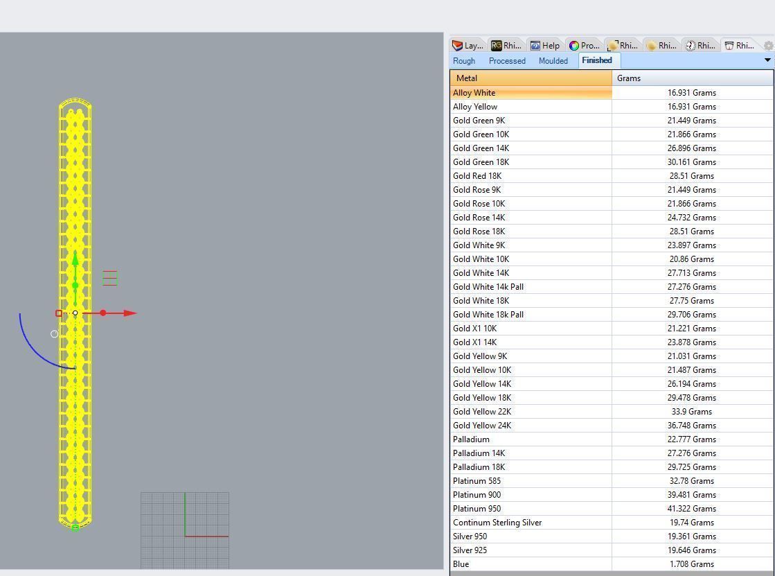 Drop Chain 2rows 3D print model_6