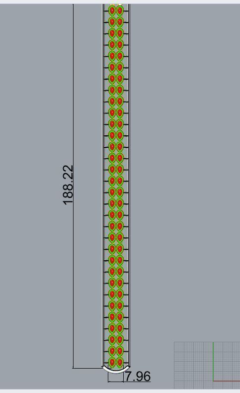 Drop Chain 2rows 3D print model_5