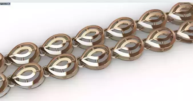 Drop Chain 2rows  3D print model