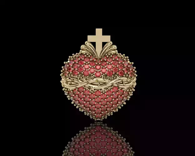 Sacred Heart of Jesus Pendant