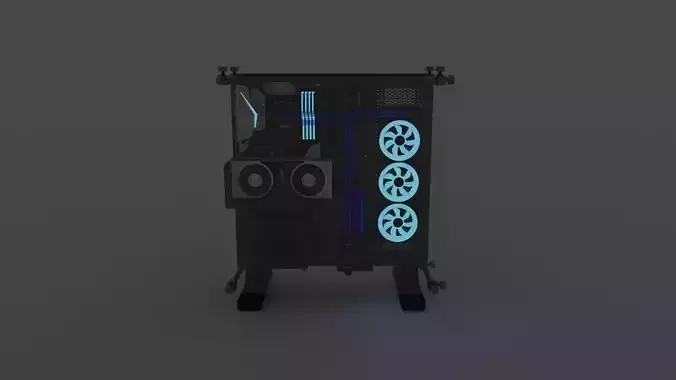 gaming pc computer 3D model