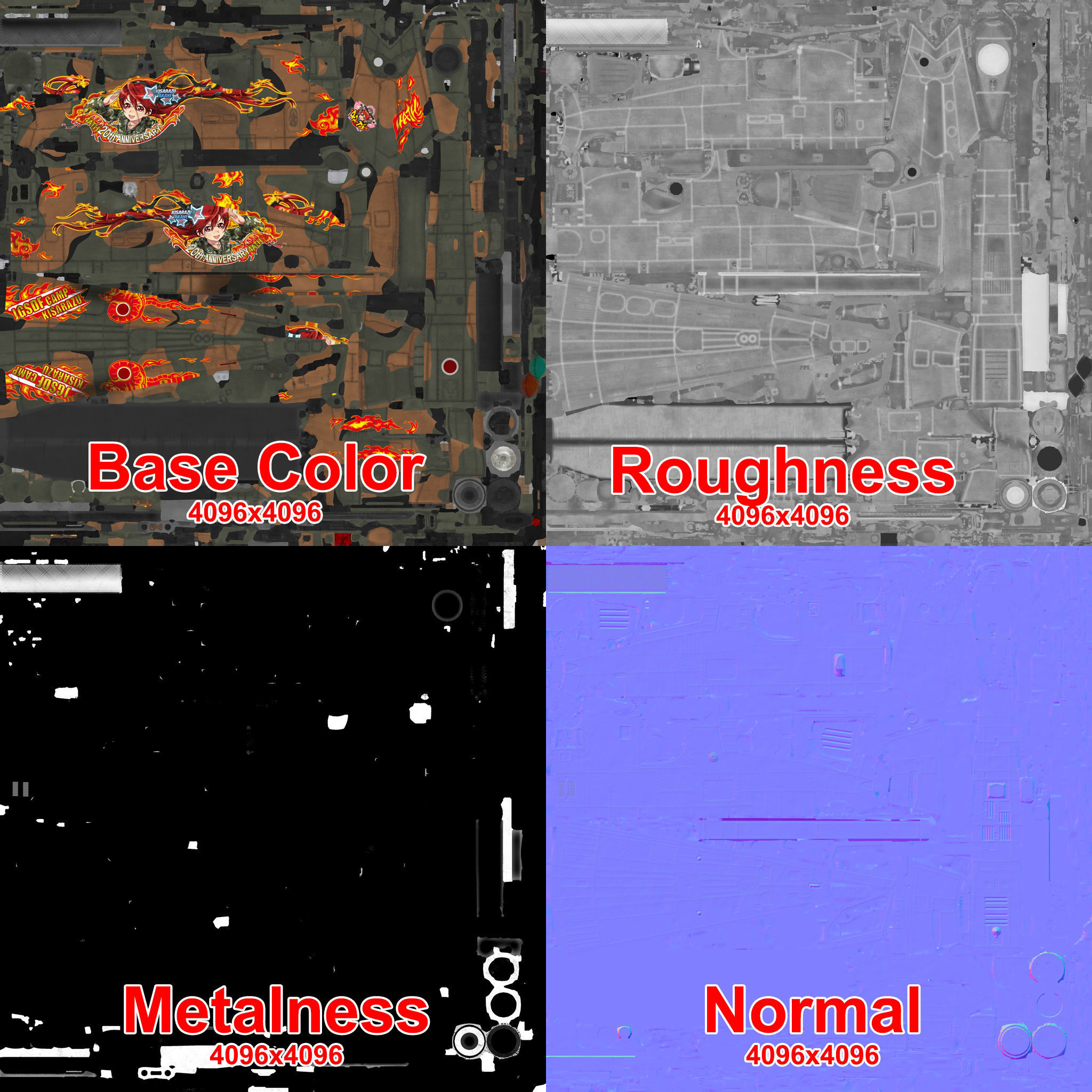 Bell AH-1S Cobra JGSDF Akane Kisarazu Static 3D model_25