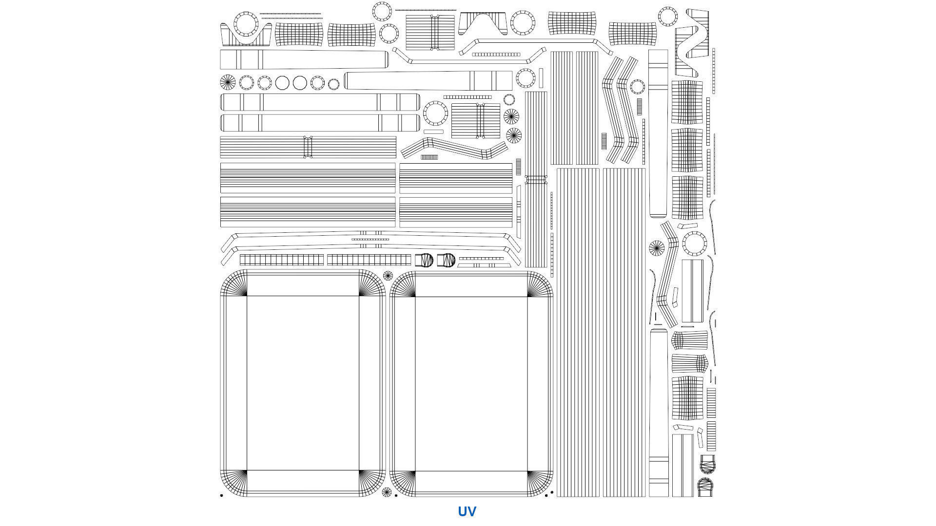 Mayo Stand 1A Low-poly 3D model_7