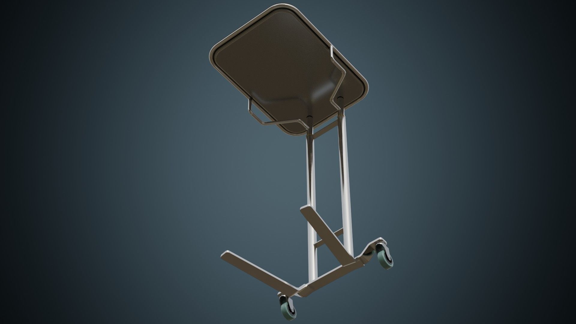 Mayo Stand 1A Low-poly 3D model_4