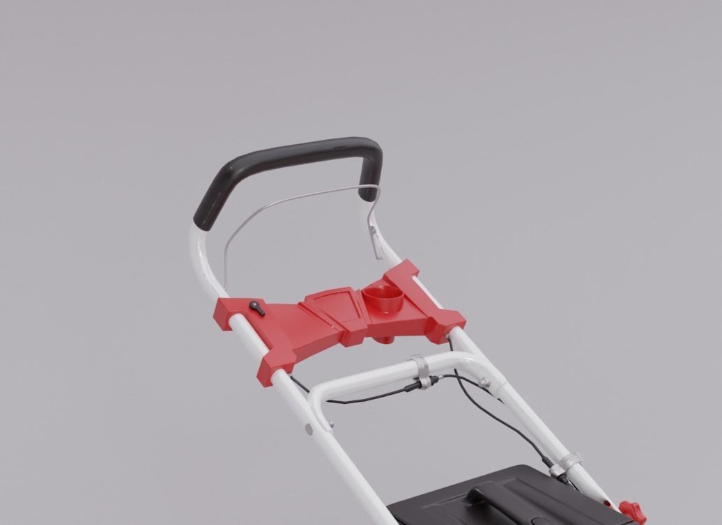 Lawn Mower high-poly model 3D model_6