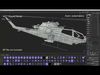 Bell AH-1S Cobra JGSDF Winter Static Low-poly 3D model_2