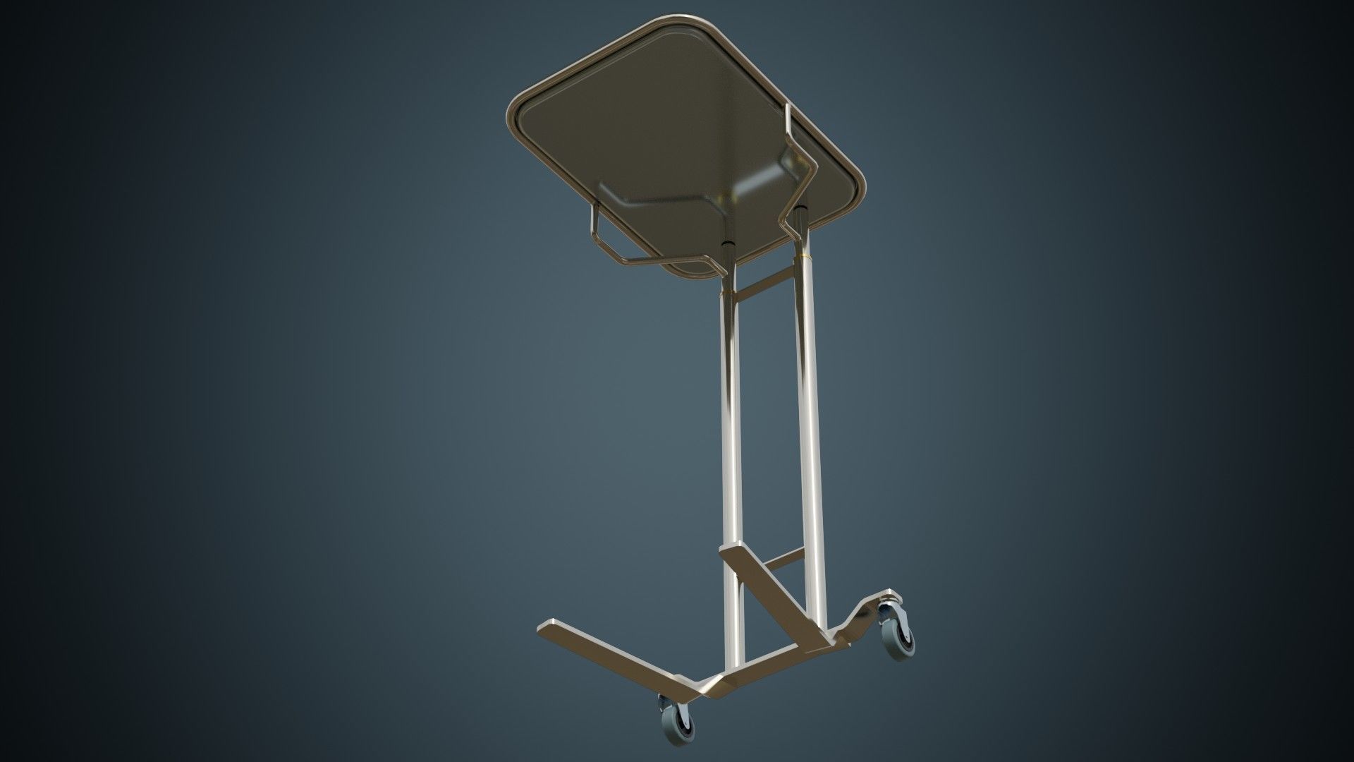Mayo Stand 1 Basic Low-poly 3D model_4