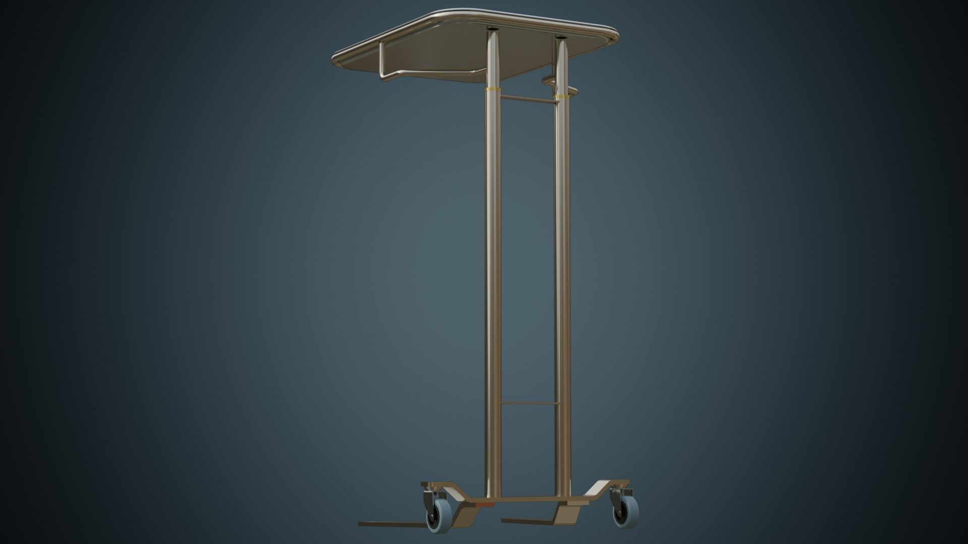 Mayo Stand 1 Basic Low-poly 3D model_3
