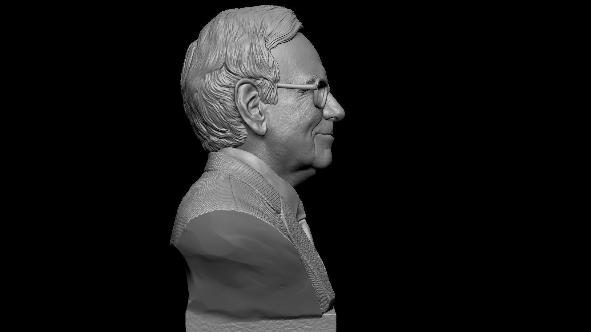 Warren Buffett 3D print model_16