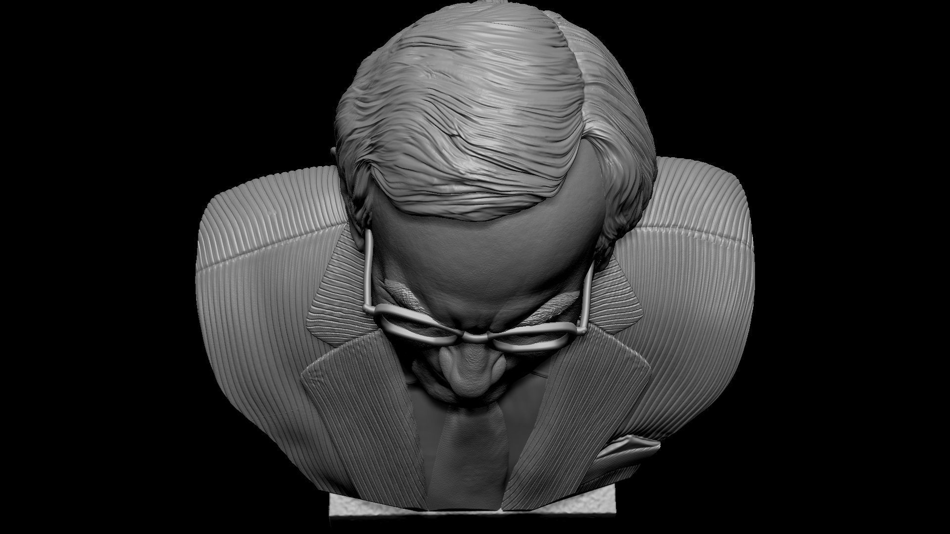 Warren Buffett 3D print model_25