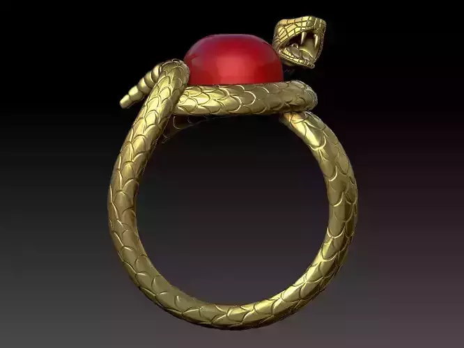 Ring for man snake version