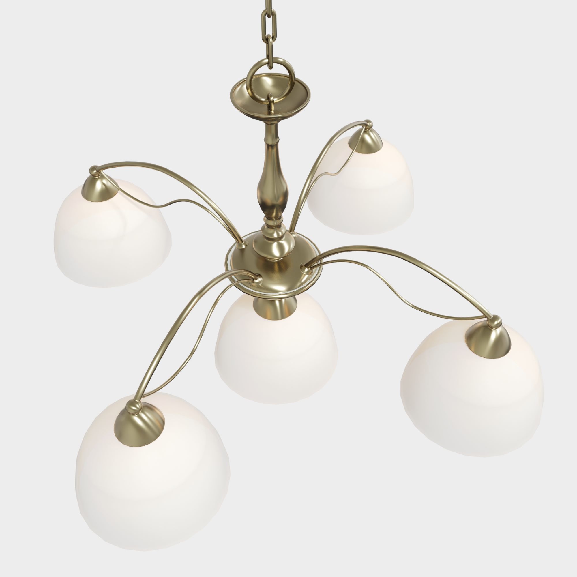 Chandelier Blitz 3847-45 Bronze Free 3D model_1
