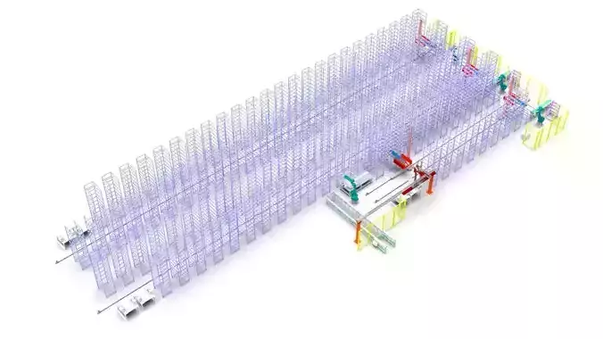 3D Model Designs for Warehouse Automation Systems 3D model