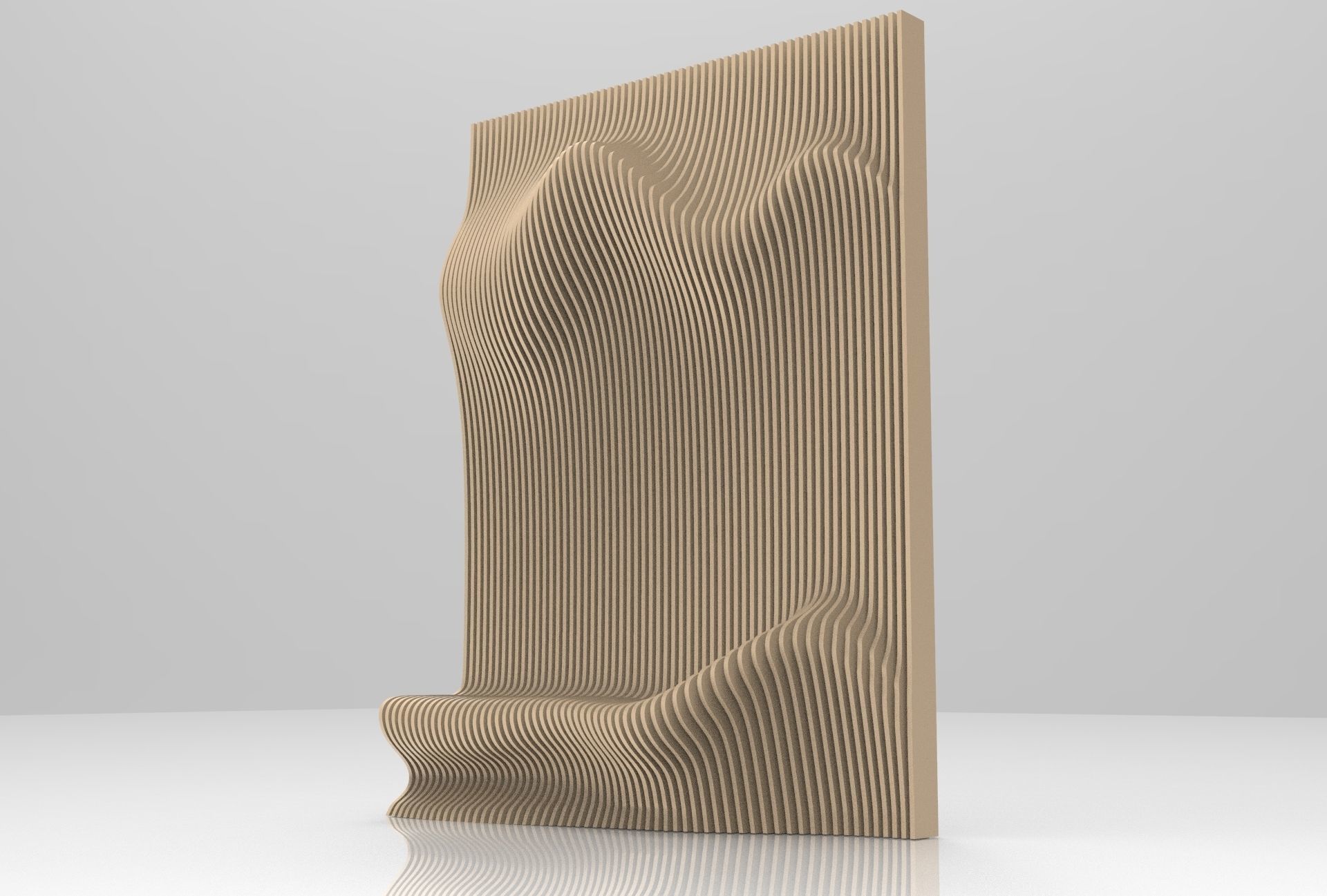 Parametric Wall Design Grasshopper Rhino AutoCAD Download 3D model_4